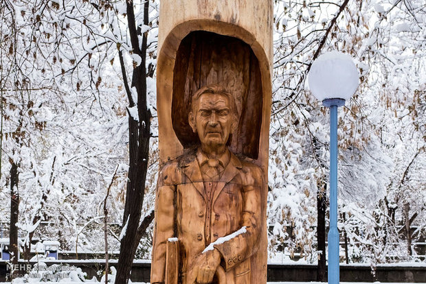 Spring snow in Tabriz