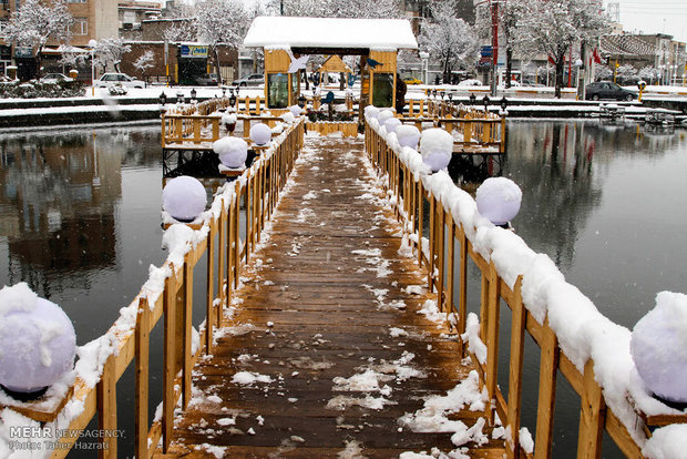 Ardebil under heavy snow