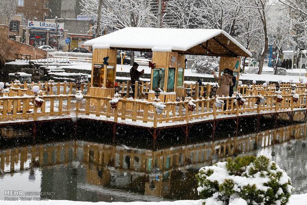 Ardebil under heavy snow