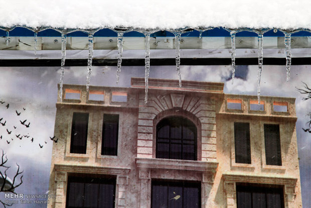 Ardebil under heavy snow