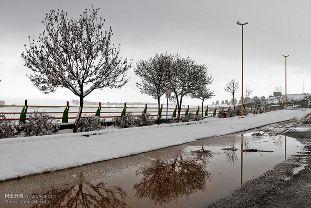 Ardebil under heavy snow