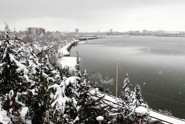 Ardebil under heavy snow