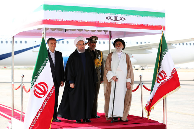President Rouhani in Kerman for provincial tour