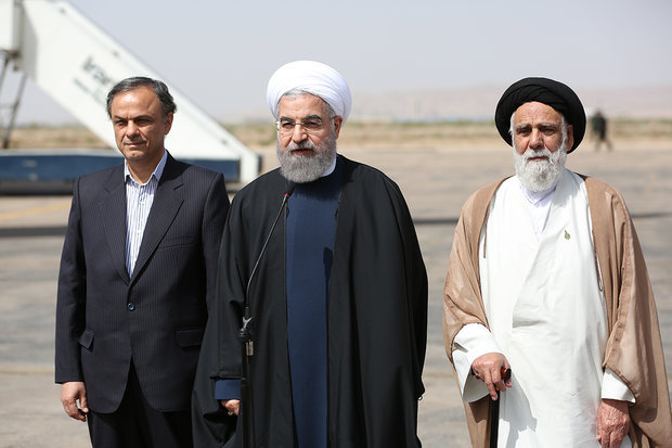 President Rouhani in Kerman for provincial tour