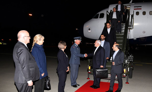 Zarif arrives in Oslo
