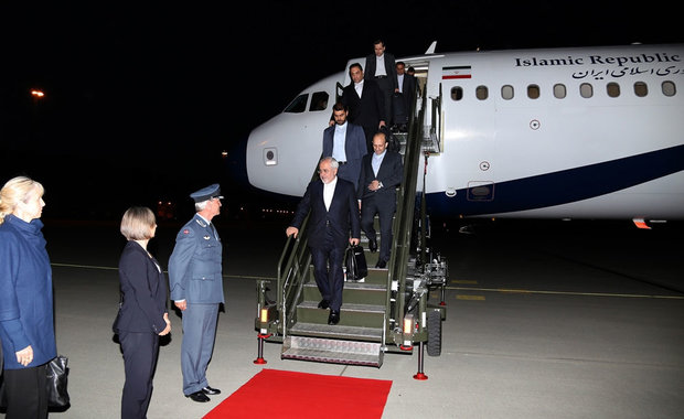 Zarif arrives in Oslo