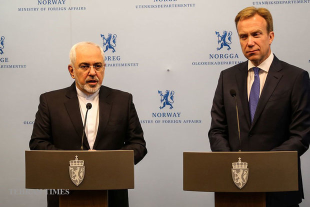 Iran, Norway FMs meet in Oslo