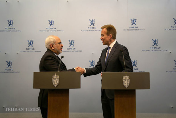 Iran, Norway FMs meet in Oslo