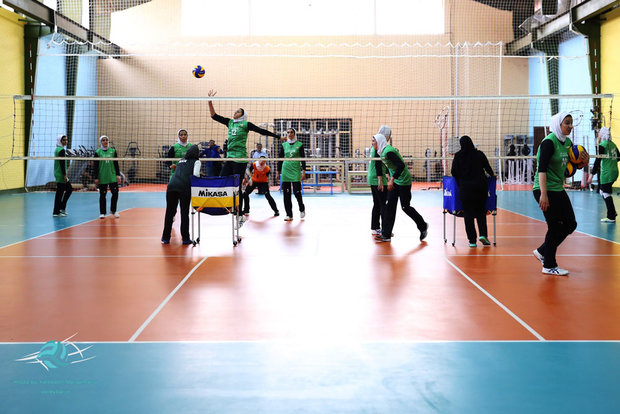 Iran’s women national junior volleyball team training 