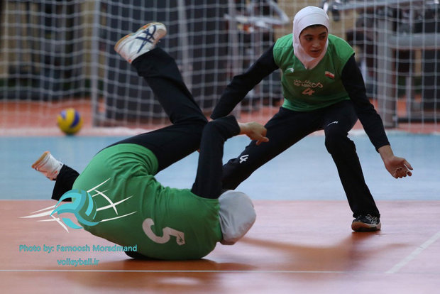 Iran’s women national junior volleyball team training 
