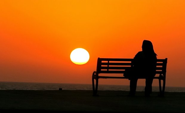 Sunset in Bushehr port