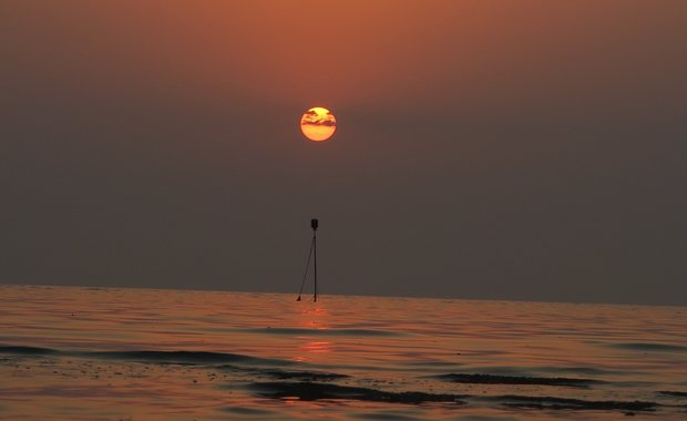 Sunset in Bushehr port
