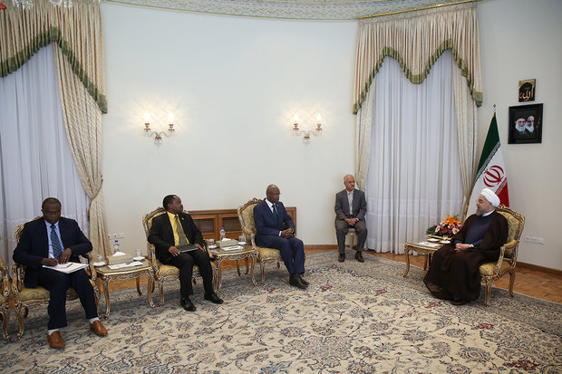 Rouhani meets Burundian foreign minister  