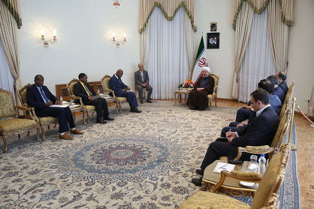 Rouhani meets Burundian foreign minister  