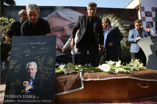 Veteran actor Davud Rashidi’s funeral held in Tehran