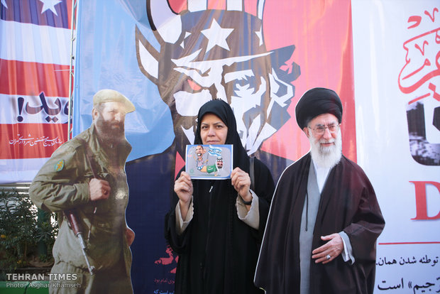 Students in Tehran mark U.S. embassy takeover