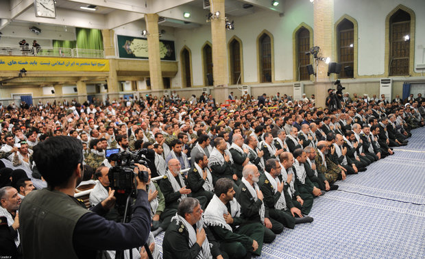 Supreme Leader receives Basij commanders, forces