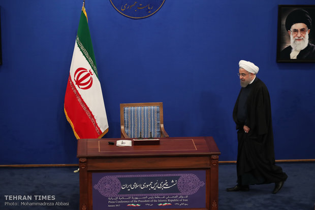 Rouhani press conference