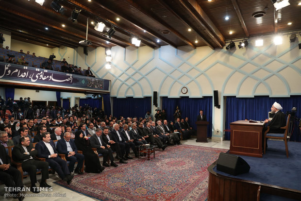 Rouhani press conference