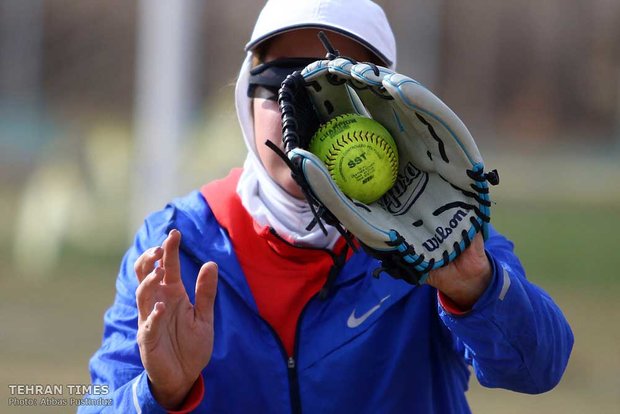 Iran women’s national softball team training