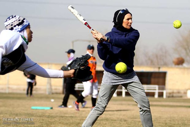 Iran women’s national softball team training