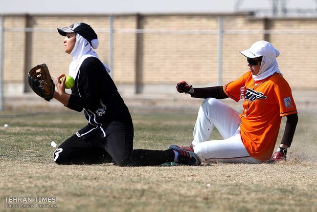 Iran women’s national softball team training