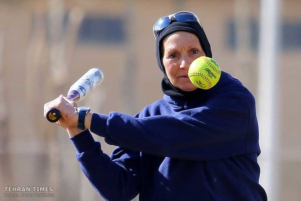 Iran women’s national softball team training