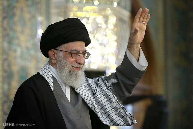 leader speech at holy shrine of Imam Reza (AS)