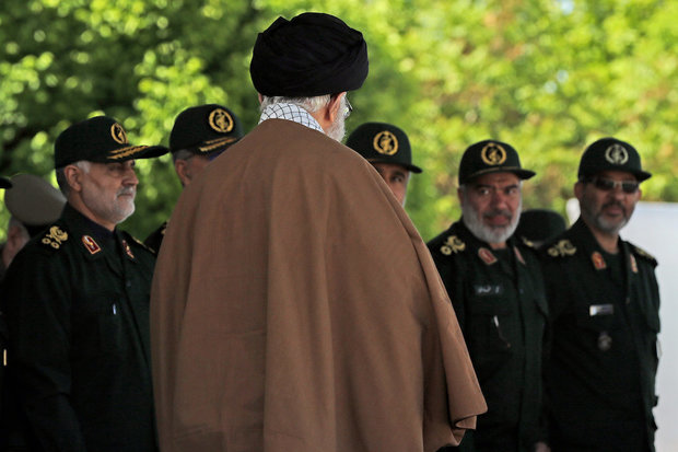 Ayatollah Khamenei attended IRGC cadets' graduation ceremony