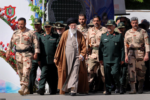 Ayatollah Khamenei attended IRGC cadets' graduation ceremony