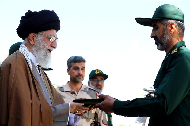 Ayatollah Khamenei attended IRGC cadets' graduation ceremony