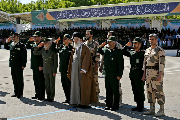 Ayatollah Khamenei attended IRGC cadets' graduation ceremony