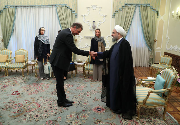 Federica Mogherini meets Rouhani