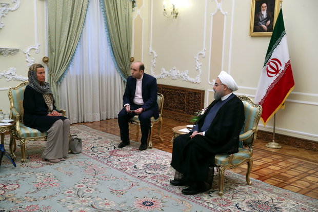 Federica Mogherini meets Rouhani