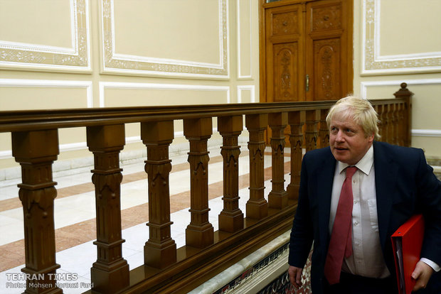 Iran's Larijani meets Boris Johnson