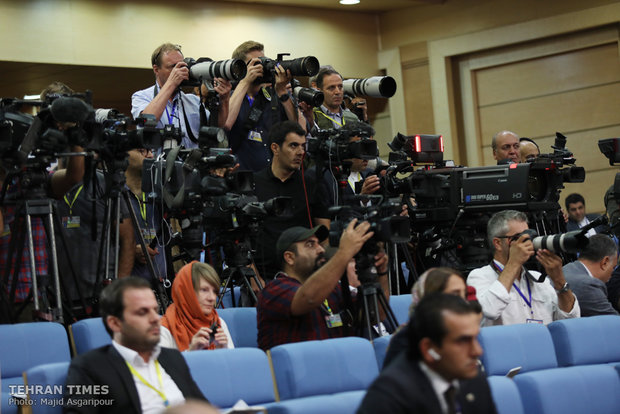Press conference of Tehran Trilateral Summit on Syria
