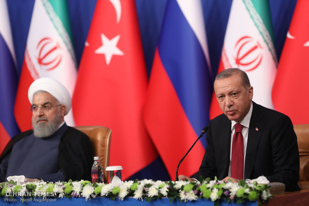 Press conference of Tehran Trilateral Summit on Syria