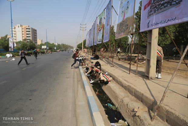 Terror attack on military parade in southern Iran