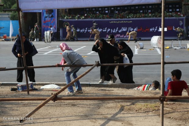 Terror attack on military parade in southern Iran