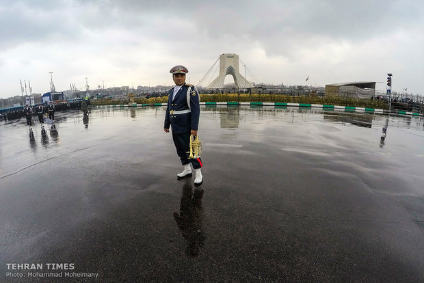 Rouhani addresses participants at Feb. 11 rallies
