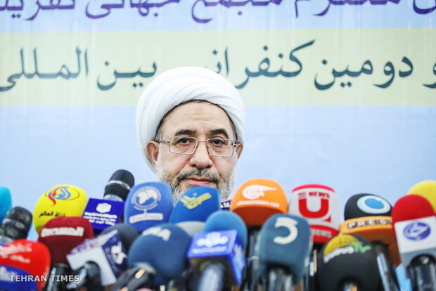 WFPIST sec. gen. holds presser of 32nd Intl. Islamic Unity Conf.