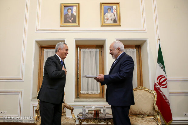 New Tajik envoy submits credentials to Zarif