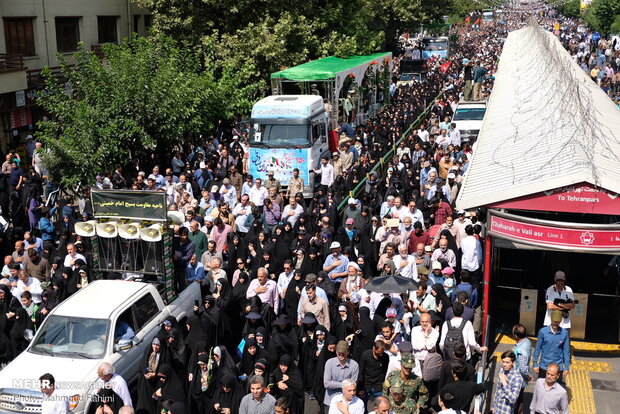 Funeral procession held for fallen soldier