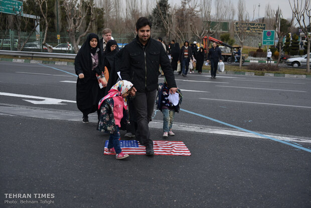 People come together for Tehran’s Friday prayers