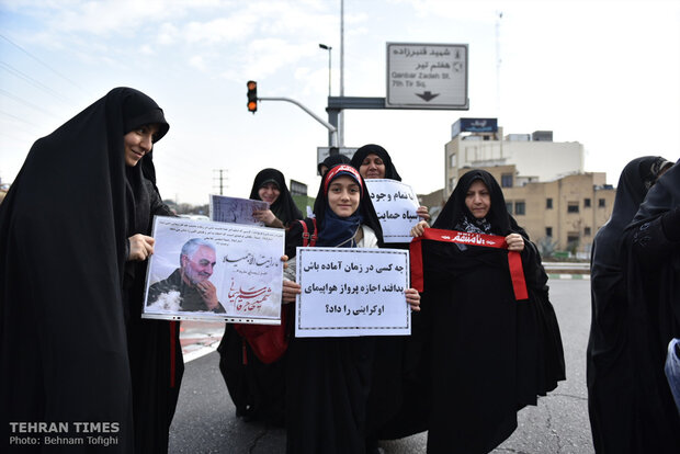 People come together for Tehran’s Friday prayers