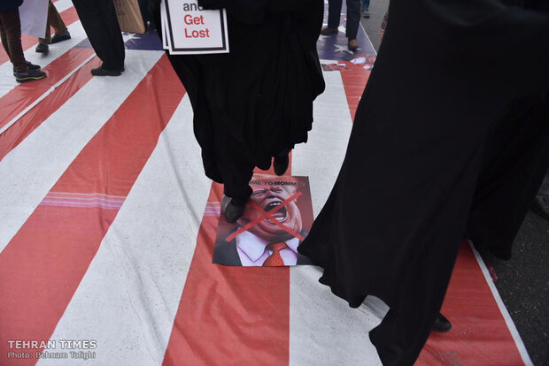 People come together for Tehran’s Friday prayers
