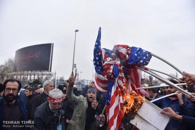 People come together for Tehran’s Friday prayers