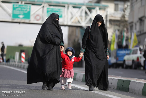 People come together for Tehran’s Friday prayers
