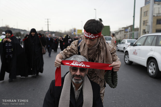 People come together for Tehran’s Friday prayers