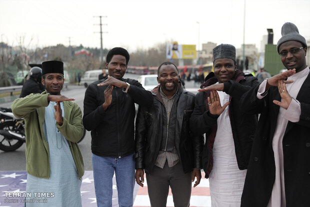 People come together for Tehran’s Friday prayers